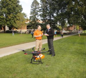 orange leaf frozen yogurt drone delivery