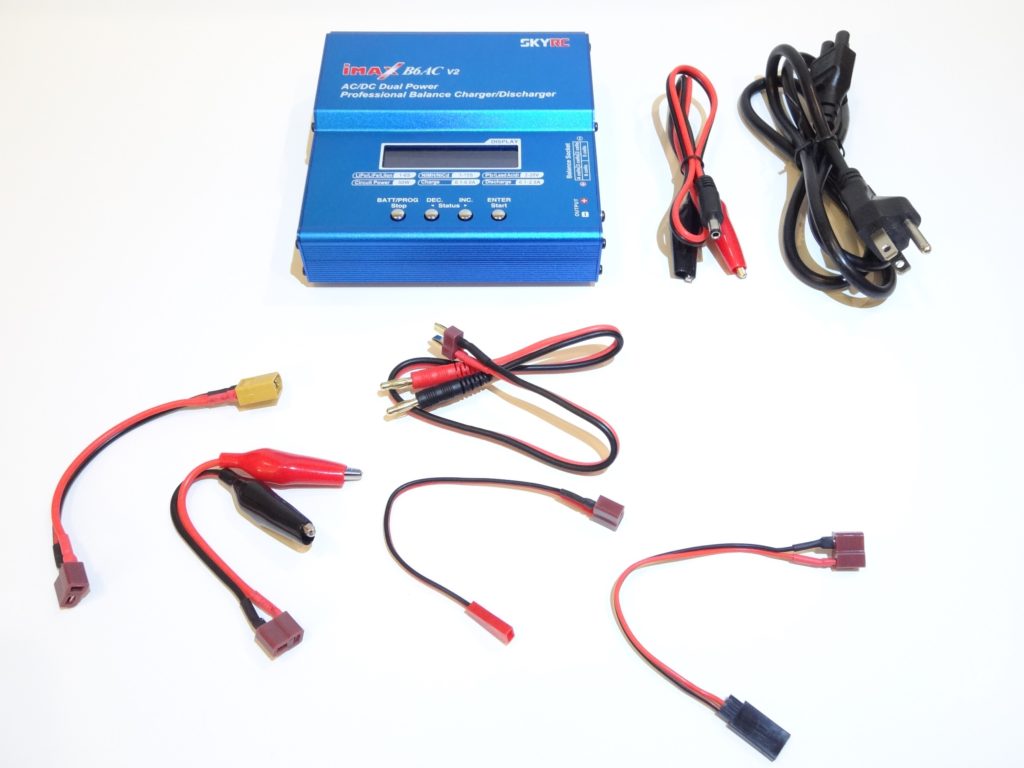 the box contents of the iMAX B6AC Lipo charger