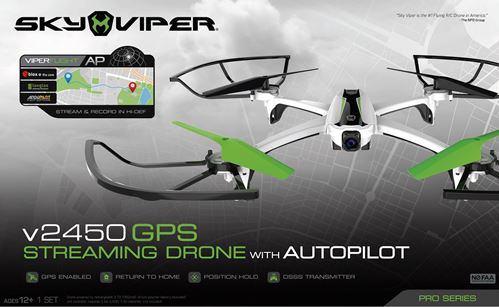 sky viper v2450 gps streaming drone